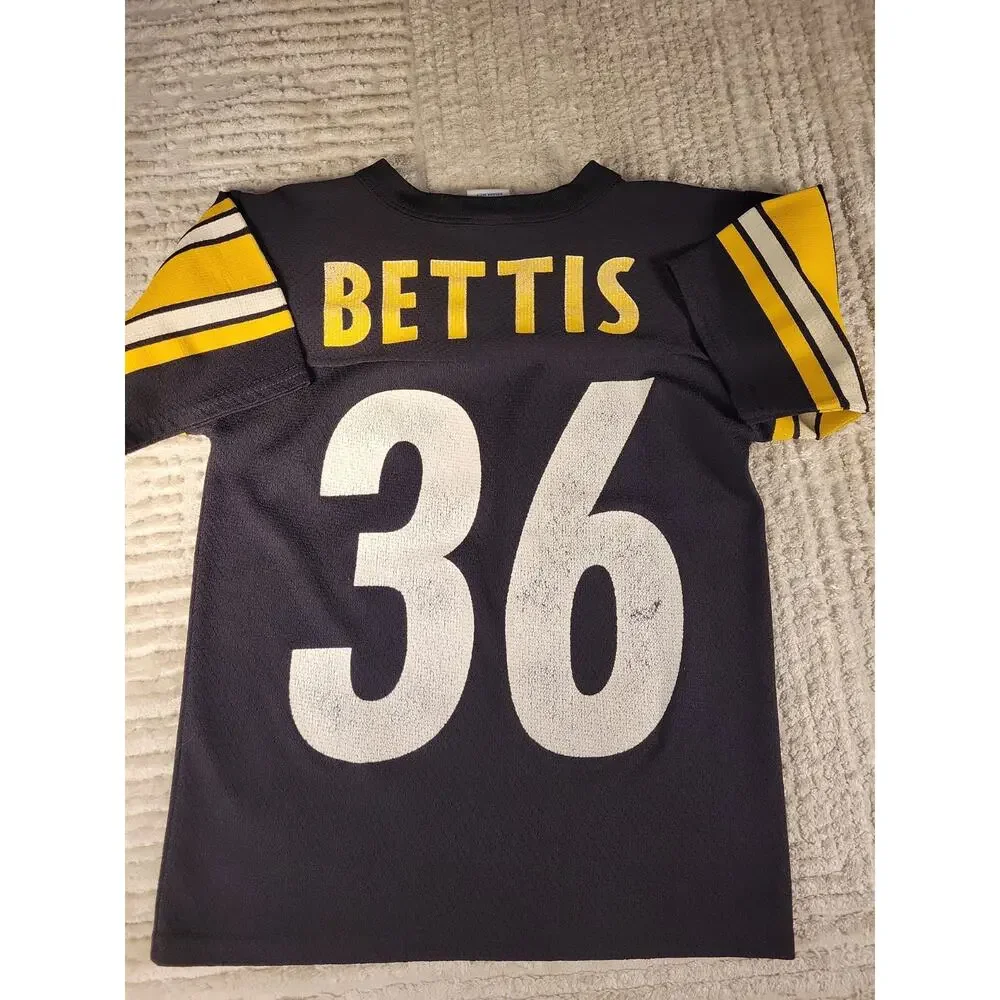 Jerome Bettis Pittsburgh Steelers Football Jersey Youth Small Boys Kids Children